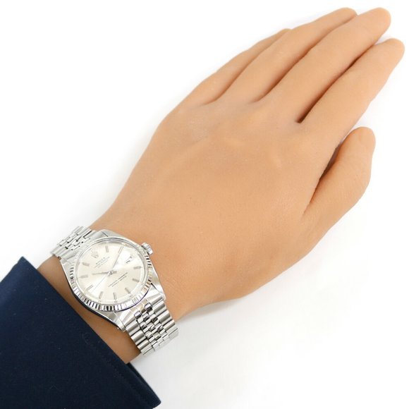 Rolex Datejust Oyster Perpetual Watch Stainless Steel 1601 Automatic Men's RO... - Picture 2 of 12
